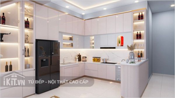 Hình ảnh cho bài viết [Tổng Hợp] Kích thước Tủ Bếp tiêu chuẩn mới nhất 2023, phù hợp chiều cao người Việt  - IKIT Tủ bếp trọn gói